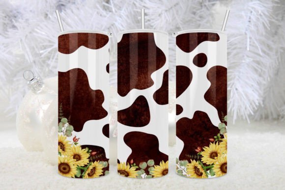 A Brand Designer's Take on the Sunflower Cowhide Print Tumbler Wrap