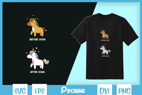 A Designer's Review of the Before After Yoga Unicorn SVG