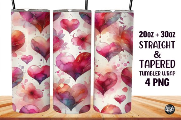 A Designer's Review of the Valentine Love Tumbler Wrap PNG