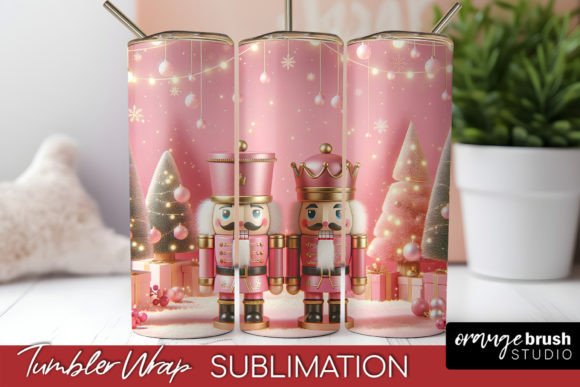 A Festive Nutcracker Graphics Asset for Tumbler Wraps & Crafts