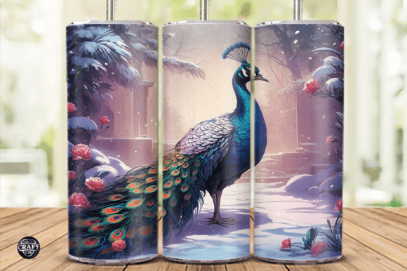 A Graphic Designer Reviews Winter Peacock Tumbler Wrap