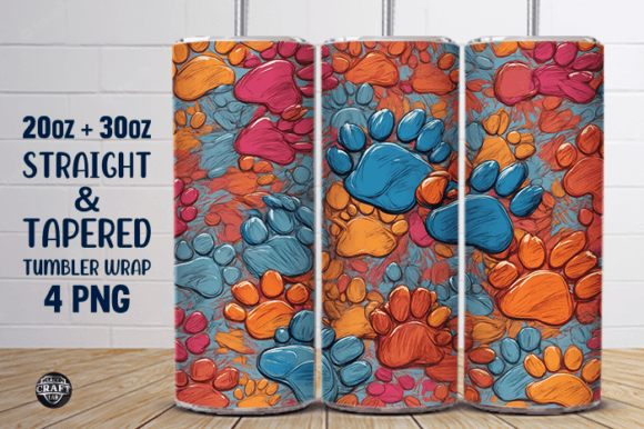 A Paw Print Design Review for Tumbler Marketing Graphics