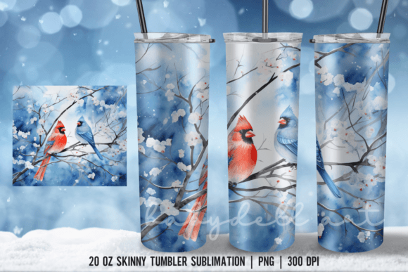 Branding with Winter Cardinal Graphics for Crafts