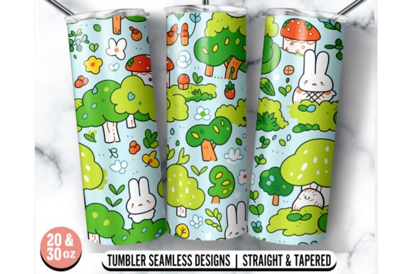 Bunny Tumbler Wrap Graphics for Craft-Driven Brands