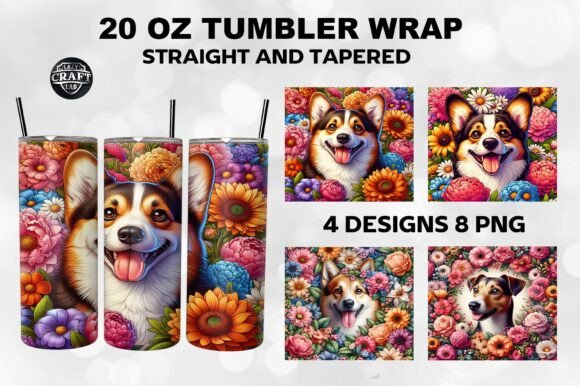 Dog with Flowers Tumbler Wrap: A Brand Designer's Review