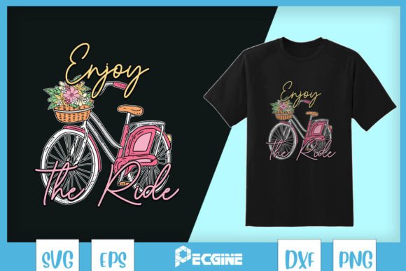Enjoy Ride Bicycle Floral SVG: A Designer's Review for Brand Visuals