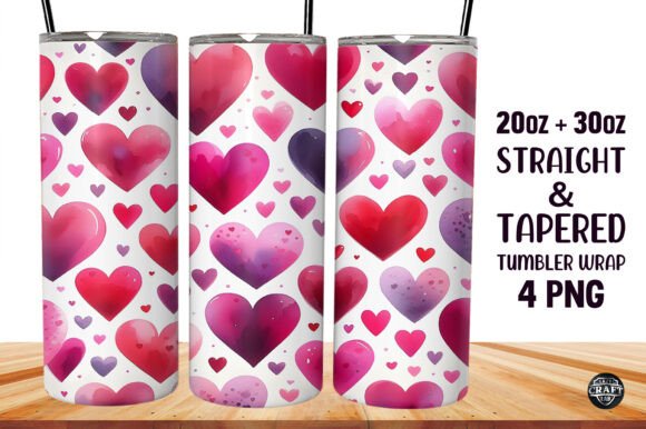 From Graphics to Content: The Watercolor Hearts Tumbler Wrap Review