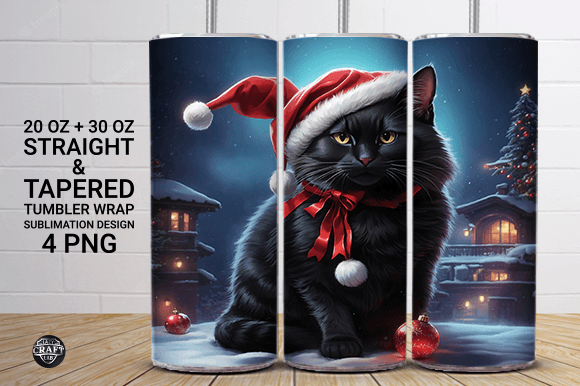 Practical Review of a Festive Cat Tumbler Wrap Design