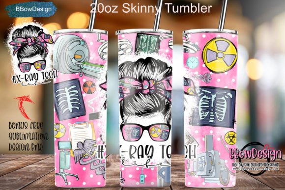 X-ray Tech Life Graphics for Tumbler Wraps